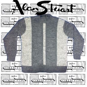 ALAN STUART Men’s XL Gray Vintage Sweater Wool